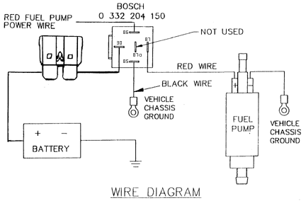 Fuel Pump Re wiring Installing Relay Modification Performance GPH LPH
